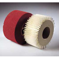 WAXING WHEEL, NYLON BRUSH