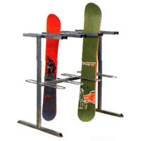 SNOWBOARD RACK